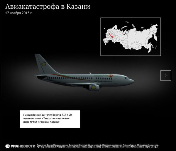 Реконструкция авиакатастрофы в Казани Реконструкция авиакатастрофы в Казани