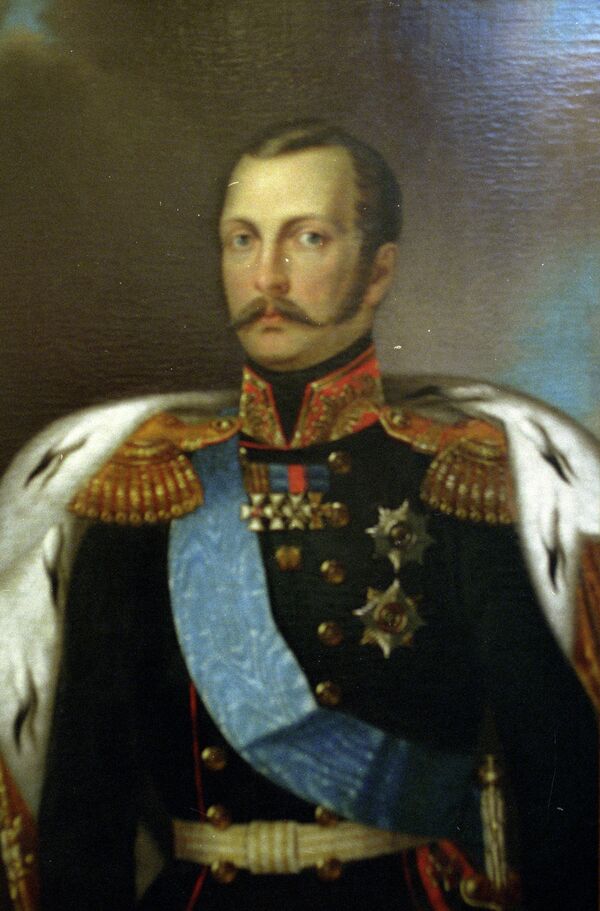 Портрет императора Александра II. Неизвестный художник Портрет императора Александра II. Неизвестный художник