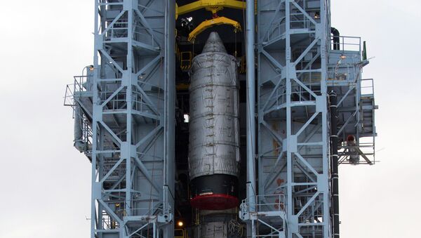 Ракета Рокот на стартовой площадке космодрома Плесецк. Архивное фото Ракета Рокот на стартовой площадке космодрома Плесецк. Архивное фото