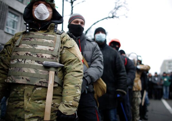 Сторонники евроинтеграции на митинге в Киеве Сторонники евроинтеграции на митинге в Киеве