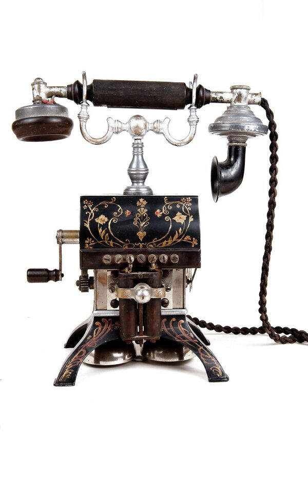 Western Electric. Настольный телефонный аппарат, 1902 год, США Western Electric. Настольный телефонный аппарат, 1902 год, США