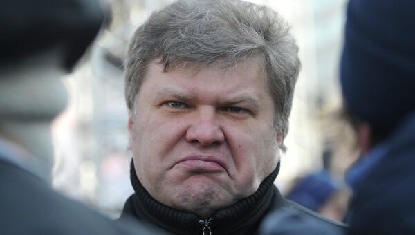Председатель Яблока Сергей Митрохин. Архивное фото Председатель Яблока Сергей Митрохин. Архивное фото