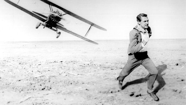 Кэри Грант в фильме К северу через северо-запад, 1959 год Кэри Грант в фильме К северу через северо-запад, 1959 год