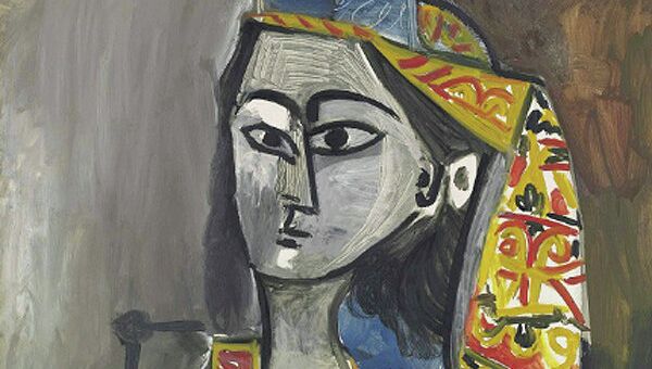 Пабло Пикассо Женщина в турецком костюме, сидящая в кресле (1881-1973) Пабло Пикассо Женщина в турецком костюме, сидящая в кресле (1881-1973)