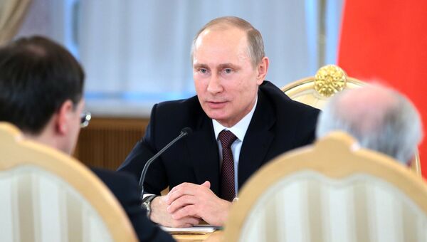 В.Путин встретился с авторами концепции нового учебника истории. Фото с места события В.Путин встретился с авторами концепции нового учебника истории. Фото с места события