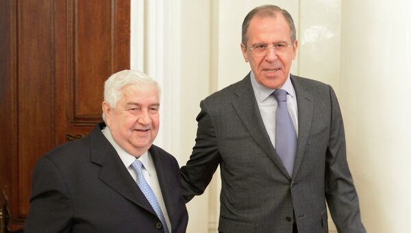 Встреча глав МИД России и Сирии Встреча глав МИД России и Сирии