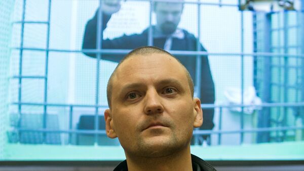 Оппозиционеры Сергей Удальцов и Леонид Развозжаев. Архивное фото Оппозиционеры Сергей Удальцов и Леонид Развозжаев. Архивное фото