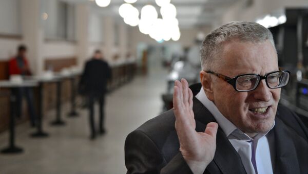 Лидер ЛДПР Владимир Жириновский на пионерских чтениях журнала Русский пионер Лидер ЛДПР Владимир Жириновский на пионерских чтениях журнала Русский пионер