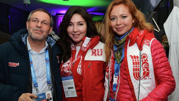 Российская актриса театра и кино, телеведущая, киножурналист, редакционный директор журнала The Hollywood Reporter Мария Лемешева и вице-президент компании Роснефть Михаил Леонтьев в Олимпийском парке Российская актриса театра и кино, телеведущая, киножурналист, редакционный директор журнала The Hollywood Reporter Мария Лемешева и вице-президент компании Роснефть Михаил Леонтьев в Олимпийском парке