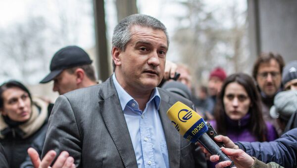 Глава Совета министров Крыма Сергей Аксенов. Архивное фото Глава Совета министров Крыма Сергей Аксенов. Архивное фото