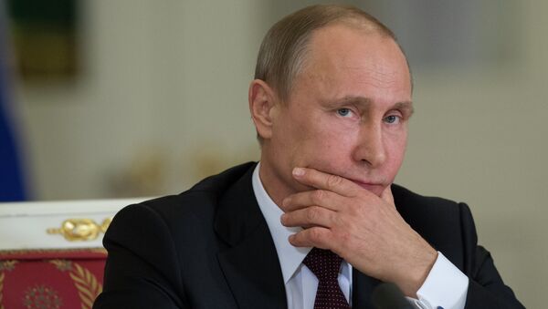 Президент России Владимир Путин. Архивное фото Президент России Владимир Путин. Архивное фото