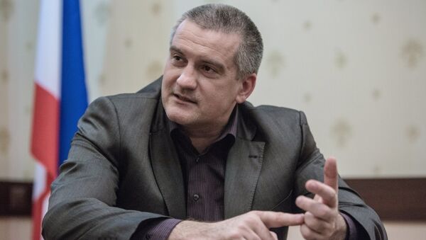 Председатель Совета министров Автономной Республики Крым Сергей Аксенов Председатель Совета министров Автономной Республики Крым Сергей Аксенов