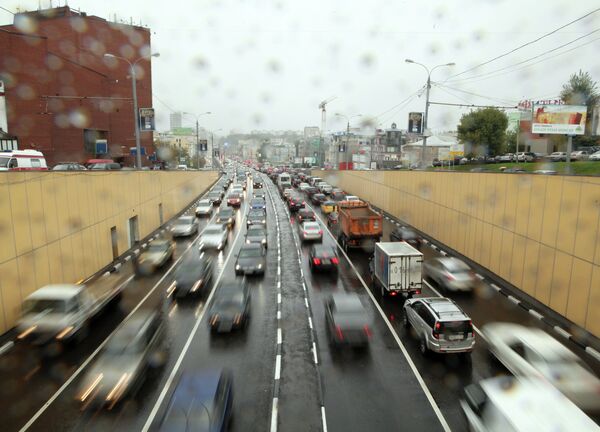Автомобильное движение в Москве Автомобильное движение в Москве