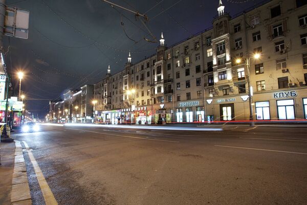 Cамые освещенные места в Москве – Тверская улица Cамые освещенные места в Москве – Тверская улица