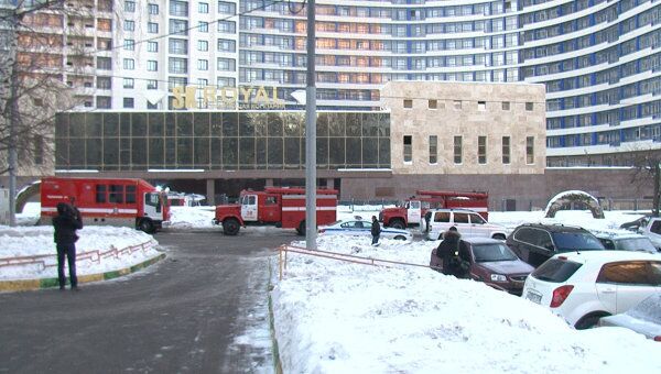 Пожар на юго-западе Москвы Пожар на юго-западе Москвы