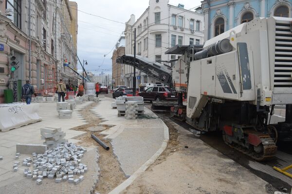 Благоустройство улиц в Москве Благоустройство улиц в Москве