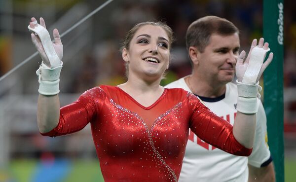Олимпийская чемпионка Рио-2016 гимнастка Алия Мустафина Олимпийская чемпионка Рио-2016 гимнастка Алия Мустафина