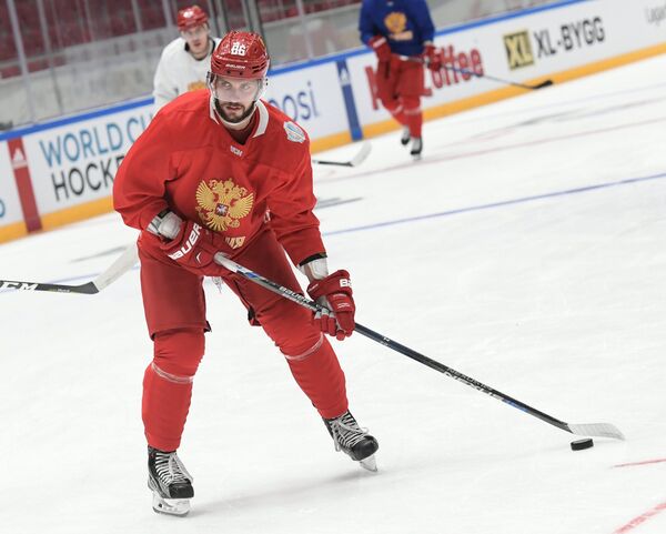 Форвард сборной России по хоккею Никита Кучеров Форвард сборной России по хоккею Никита Кучеров