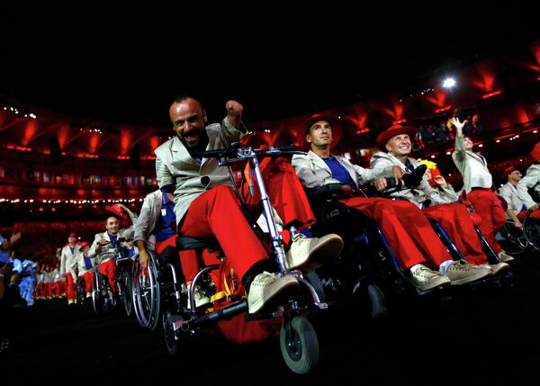 Спортсмены паралимпийской сборной Испании Спортсмены паралимпийской сборной Испании