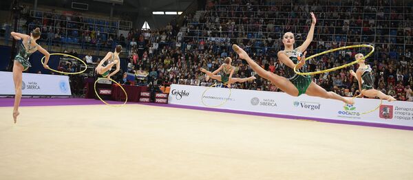 Спортсменки сборной России по художественной гимнастике Спортсменки сборной России по художественной гимнастике