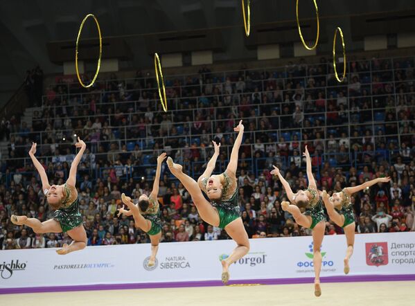 Спортсменки сборной России по художественной гимнастике Спортсменки сборной России по художественной гимнастике