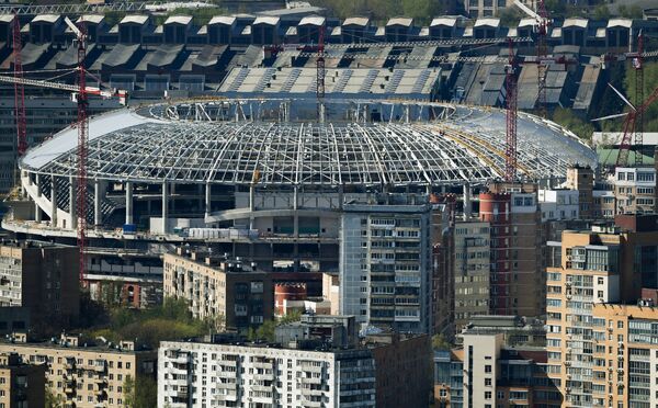 Строительство ВТБ Арены - Центрального стадиона Динамо в Москве Строительство ВТБ Арены - Центрального стадиона Динамо в Москве