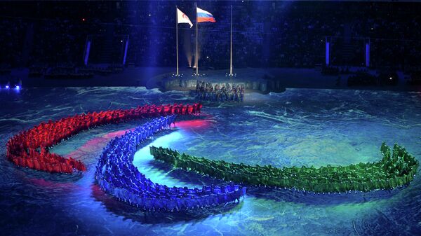 Флаги России и Международного паралимпийского комитета (IPC) Флаги России и Международного паралимпийского комитета (IPC)