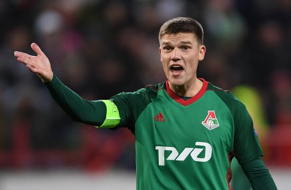 Хавбек Локомотива Игорь Денисов Хавбек Локомотива Игорь Денисов