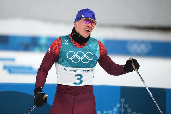 Российский спортсмен Александр Большунов Российский спортсмен Александр Большунов