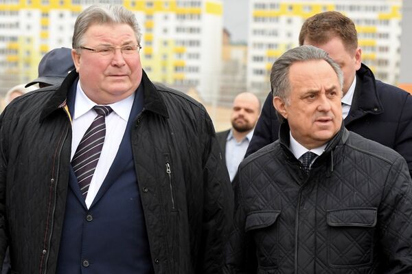 Виталий Мутко (справа) и Владимир Волков Виталий Мутко (справа) и Владимир Волков