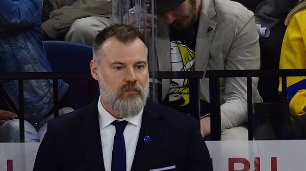 Главный тренер сборной Швеции Рикард Грёнборг 