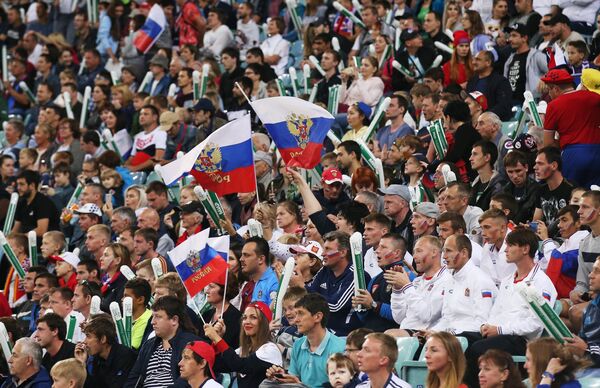 Болельщики сборной России Болельщики сборной России