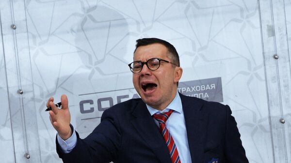 Главный тренер СКА Илья Воробьёв Главный тренер СКА Илья Воробьёв