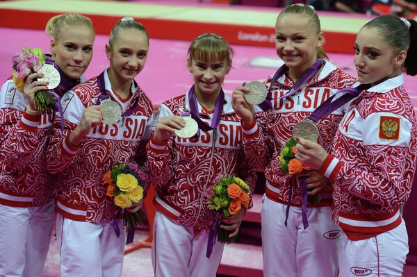 ОИ - 2012. Спортивная гимнастика. Женщины. Командное первенство ОИ - 2012. Спортивная гимнастика. Женщины. Командное первенство