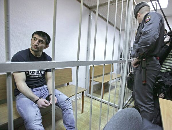 Спортсмен Расул Мирзаев в Замоскворецком суде Москвы Спортсмен Расул Мирзаев в Замоскворецком суде Москвы