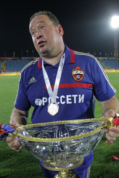 Главный тренер ЦСКА Леонид Слуцкий Главный тренер ЦСКА Леонид Слуцкий