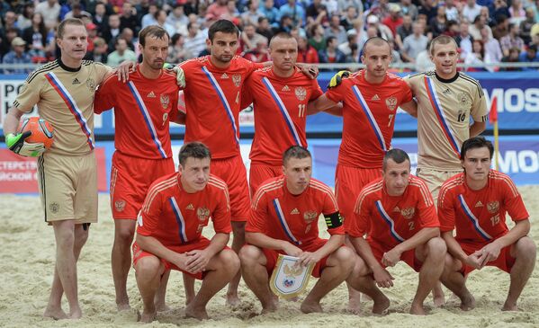 Игроки сборной России по пляжному футбол Игроки сборной России по пляжному футбол