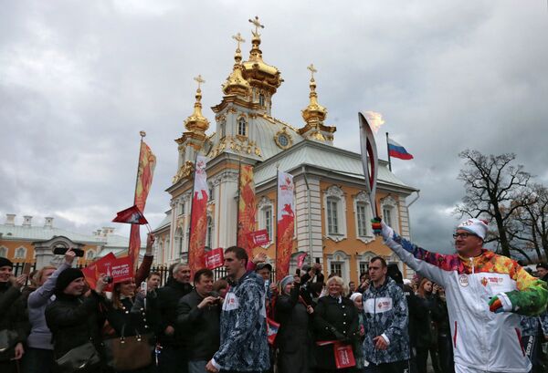 Эстафета Олимпийского огня. Санкт-Петербург. День 2 Эстафета Олимпийского огня. Санкт-Петербург. День 2