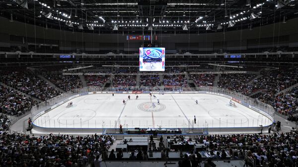 Гала-матч "Легенды мирового хоккея" прошел в Санкт-Петербурге
