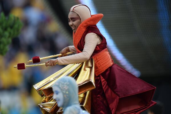 Футбол. Подготовка к матчу открытия чемпионата мира - 2014 Футбол. Подготовка к матчу открытия чемпионата мира - 2014