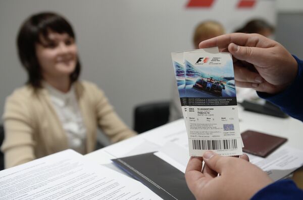 Выдача билетов на 2014 FORMULA 1 Гран-при России Выдача билетов на 2014 FORMULA 1 Гран-при России