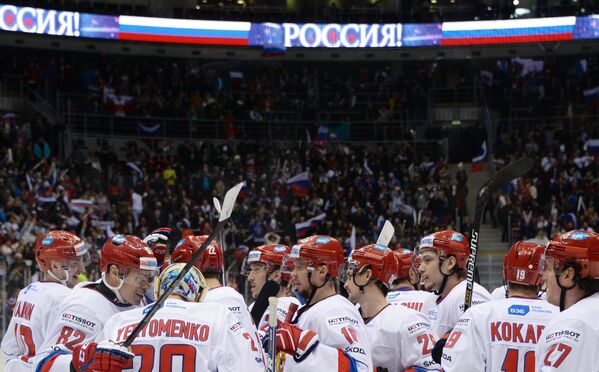 Хоккеисты сборной России Хоккеисты сборной России