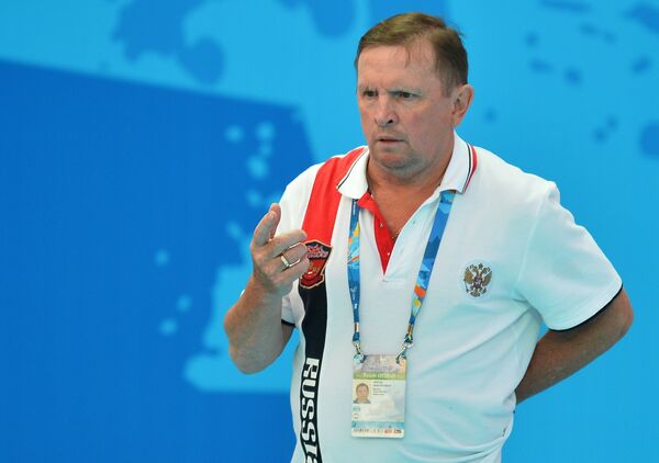 Главный тренер сборной России по водному поло среди женщин Михаил Накоряков Главный тренер сборной России по водному поло среди женщин Михаил Накоряков