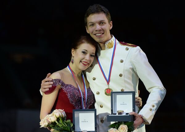 Екатерина Боброва и Дмитрий Соловьев Екатерина Боброва и Дмитрий Соловьев