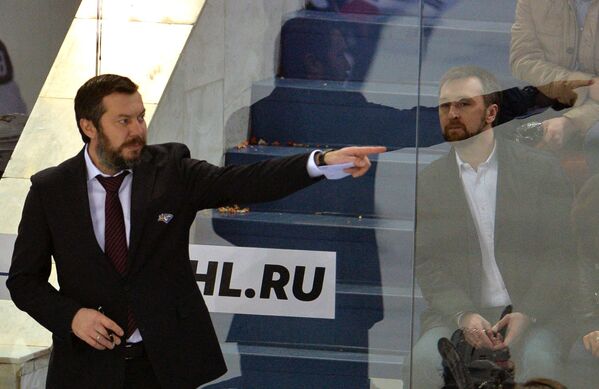 Главный тренер Металлурга Илья Воробьёв Главный тренер Металлурга Илья Воробьёв